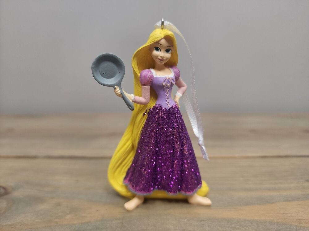 Cosmetically Flawed Hallmark Disney Princess Rapunzel Christmas Tree Ornament